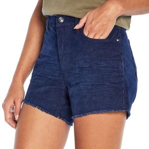 Gap Blue Cotton Corduroy Shorts